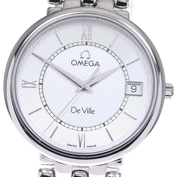 OMEGA De Ville 7514.31 Date Silver Dial Quartz Men's Watch